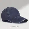 Boné de Baseball Lavado Personalizado Atacado Liso Chapéu de Pai Logo Impresso Chapéu de Sol Bordado Exportação Boné de Pato Desgastado