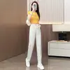 Calça Casual Slim Fit Primavera/Verão Novo Estilo Tendência Versátil Cintura Alta Solta Afinando Calça Harem