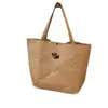 Bolsa de Mano de Papel Kraft con Perrito de Dibujos Animados Estilo Nuevo Simple Gran Capacidad Bolsa Tote Viaje de Negocios Trayectos Diarios Versátil Bolsa de Hombro