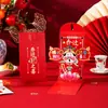 2026 Año del Caballo Sobres Rojos Grandes Plegables 3D Bolsas de Sobres Rojos de Año Nuevo Personalizados Regalo de Retorno de Año Nuevo Paquetes Rojos Al por Mayor para Avance Educativo y Profesional