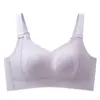 Comércio exterior atacado plus size lingerie feminina peito grande pequeno sem costura fino franzido acessório leite anti-queda sutiã ajustável