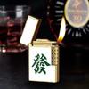 Encendedor Creativo Mahjong Lang Sheng Ming Fuego Caja de Regalo Inflable para Pedernal de Repuesto Zona de Meseta