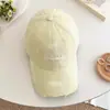 Boné de Baseball Rosa Feminino para Primavera e Verão, Circunferência da Cabeça Grande, Aba Larga, Faz o Rosto Parecer Menor, Versátil, com Bordado de Letras