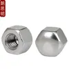 Acero Inoxidable 304 Tuerca Ciega Hexagonal de Cabeza Baja Din917 Tuerca de Cabeza Baja Perfil Bajo M3M4M5M6M8M10-M16