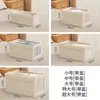 Caja de Almacenamiento de Ropa para Dormitorio de Tela Oxford con Apertura y Tapa, Caja de Almacenamiento Doméstica de Tela a Prueba de Polvo, Caja de Almacenamiento Grande