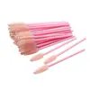 Atacado 50 Peças por Pacote Pincel de Cílios Liso Pacote Descartável Pincel de Cílios de Nylon Pincel de Sobrancelha Ferramenta Modeladora de Cílios
