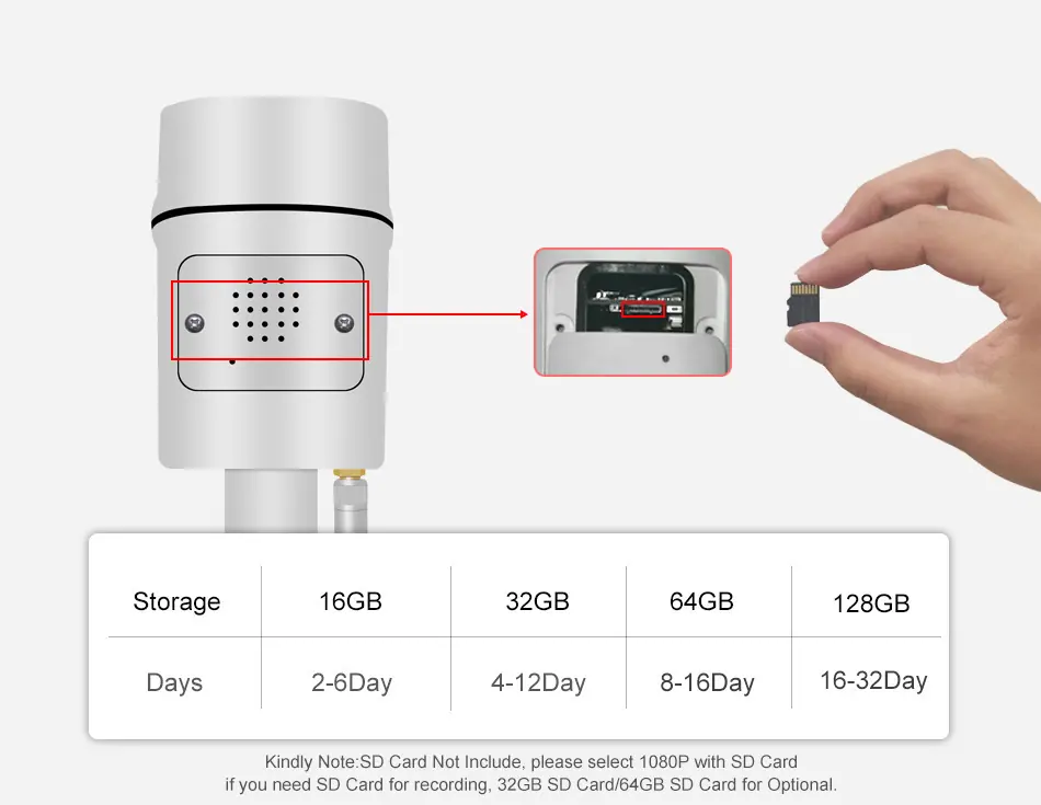 雄迈2MP-5MP双向语音对讲有线无线户外P2P云储存WIF