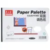 Papel Mezclador de Colores para Estudiantes de Arte, Desechable, Desgarrable y Removible, Adecuado para Gouache, Pintura al Óleo, Pintura Acrílica, Paleta Humectante
