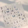 Item Quente de Celebridade da Internet Borboleta Sonhadora Adesivos de Unha com Relevo 3D Luxo Leve High-End Estética Ins Decorações de Unha Adesivo Traseiro
