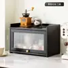 Suporte de Copos de Cozinha Prateleira de Armazenamento de Copos Aparador de Mesa Copos de Água Copos de Café Mesa de Jantar Bancada Armário de Armazenamento à Prova de Poeira