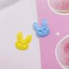 Tela ultrasónica felpa conejo diy accesorios hechos a mano accesorios para el cabello de niños pasador materiales decorativos venta al por mayor