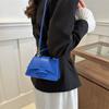 Bolso de mujer de moda Primavera 2024, nuevo, informal, personalizado, sencillo, de color sólido, pequeño, cuadrado, hermoso, cruzado, de un solo hombro.