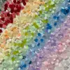Novas Camélias Mini de Resina 4mm Primavera Coloridas Acessórios DIY Decorações de Unhas Artesanais Ornamentos de Nail Art