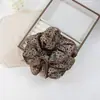 Goma para el pelo de leopardo de alta gama para mujer, nuevo estilo 2025, coleta alta, accesorio para el pelo, círculo