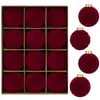 Bolas de Natal de Floco de Neve Amazon Transfronteiriças 6-8cm Enfeites para Pendurar na Árvore de Natal Bola de Caixa de Presente Decoração Decorações de Natal