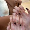10 peças de olho de gato usando armadura armadura feita à mão armadura pré-fabricada estilo nacional adesivo de nail art armadura pronta removível estilo ins