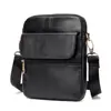 Europa y Estados Unidos bolsa cruzada para hombre bolsa de mensajero casual de cuero para hombre bolso de hombro de cuero de capa superior bolso pequeño cruzado para hombre al por mayor