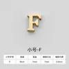 Us4A Perforado 26 Letras Inglesas Accesorios de Ferretería Hecho a Mano DIY Cuero Metal Ferretería Hebilla Hebilla Decorativa para Bolso