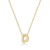Collar de Burbujas con 26 Letras Transfronterizo Europeo y Americano Colgante de Mini Globo Cadena de Caja Cadena para Clavícula Collar Producto Nuevo Sencillo