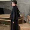 Conjunto de Outono e Inverno para Meninas 2026 Novo Estilo Coreano Doce para Meninas Mais Velhas, Conjunto de Colete de Lã e Calça de Perna Larga, Tendência