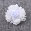 Flor de Tela al por Mayor Hecha a Mano DIY Accesorios para el Cabello Flor Artificial Falsa Zapato Bolso Estambres Borde Quemado Pétalo Multicapa Accesorios en stock