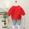 Ropa de Otoño Nueva para Bebé 2023 Estilo Coreano 0-3 Años Niños y Niñas Ropa de Moda de Animales para Bebé Conjunto de Dos Piezas Lote