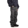Comercio Exterior Nicho Estilo Retro Estéreo Plisado Gris Táctico Cortavientos Nylon Montañismo al Aire Libre Pantalones Casuales
