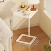 Mesa lateral de sofá, mueble lateral, mesa de centro para sala de estar, estante de almacenamiento para el hogar, mesita de noche, mini mesa de té para balcón