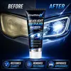 Kineshinex Creme para Remoção de Amarelamento de Faróis de Carro, Creme de Reparo e Cuidados com Oxidação de Amarelamento de Luzes de Carro, Renovação e Clareamento de Coberturas de Faróis