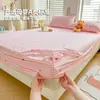 Sábana bajera nueva estampada, una pieza, grado A, apta para bebés y niños pequeños, cubre completamente la cama, protector de colchón, sábana, ropa de cama