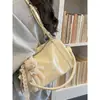 Bolso Cruzado de Moda Texturizado de Nicho Nuevo 2026 para Mujer, Bolso Baguette Plegado, Bolso de Hombro Simple de Alto Valor para Mujer