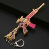 Jesus galinha - comendo paz elite brinquedo novo m416 pele liga arma modelo periférico chaveiro 12cm
