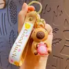 Novo Pingente Chaveiro Série Tartaruga Capivara Desenho Animado Mochila Carro Pingente Chaveiro Presente Atacado