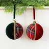 Fornecimento direto transfronteiriço de decorações para árvores de Natal, bolas de espuma revestidas de tecido, enfeites de Natal decorativos, bolas de Natal revestidas de tecido
