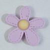 Resina de Tela Imitación Mate Esmerilado Flor de Cinco Pétalos Cuerda para el Cabello para Niños Funda para Teléfono Móvil Material de Belleza Accesorios de Joyería DIY