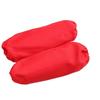 Delantales Rojos de Boda al por Mayor en Stock con Envío Gratis, Suministros Festivos con Mangas, Banquete de Boda, Fiesta de Inauguración, Delantal de Media Longitud, Impermeable