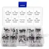Caja de 72 Piezas Tubos de Fusible de Vidrio de 6x30mm Fusibles Tubulares de Vidrio de Acción Rápida Kit Combinado de 250V