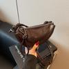Bolso de Mujer Primavera y Verano Ins2025 Tendencia de Moda Bolso Elegante de un Solo Hombro Bolso Cruzado con Dumpling Nuevo Bolso Estilo Coreano