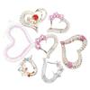 Amor Coração Vidro Strass Liga Jóias Acessórios DIY Jóias Sapatos Bolsa Decoração Capa de Telefone Acessórios