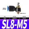 Conector Neumático SL8-02 Válvula de Aceleración SL6-01 Válvula de Control de Velocidad SL4-M5 Control de Velocidad Manguera de Aire SL10-03 SL12-04