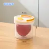 Bainabang Geladeira Trancável Frutas Frescas Redonda Portátil Caixa de Conservação Simples Transparente Segura Recipiente de Armazenamento de Grau Alimentício