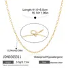 Wanxing Conjunto de Joyería para Mujer Cadena y Pulsera de Acero Inoxidable Chapado en Oro de 18K Estilo Simple Multiestilo Europeo y Americano Venta al por mayor Transfronteriza