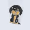 Broche de metal para perro mascota de venta caliente, insignia para ropa y sombrero, aleación, accesorios para amantes de los animales, una generación de punto