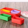 Caja de almacenamiento de alimentos frescos con dibujos navideños, caja de refrigerios con forma de corazón y flor de ciruelo de múltiples especificaciones, compartimento de almacenamiento para cocina, caja de almacenamiento de alimentos frescos