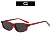 Gafas de Sol Versátiles Estilo Europeo y Americano Marco Pequeño Y2K Chica Popular Hip-Hop Retro Moda Protección Solar para Exteriores Gafas de Sol de Moda Transfronterizas