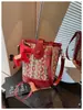 Mini Bolsa Pequena Moda Feminina Nova de Alta Qualidade para o Dia a Dia Bolsa Saco Vermelha Celebridade da Internet Super Quente Bolsa Transversal para Celular