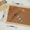 Cuerda de Cera Coreana Multicolor de Múltiples Especificaciones, Logo Personalizado Estampado en Caliente, Cordón para Etiqueta de Ropa y Equipaje al por Mayor
