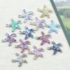 Jóias diy Acessórios Europeu e Americano Duplo Pendurado Óleo Gota Estrela do Mar Padrão Óleo Gota Liga Colar Pulseira Único Pendurado Pequeno Pingente