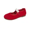 Sapatilhas Mary Jane estilo balé, femininas, de sola macia, bico fino, tira única, sapatos casuais, bico redondo, nova coleção outono 2026