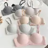 Comércio Exterior Transfronteiriço Mais Vendido Roupa Íntima Xadrez para Meninas, Sutiã Push-Up Sem Fio com Lindo Design nas Costas, Sutiã Ajustável Sem Costura